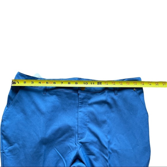 Rant Ceil Blue Medical Scrub Pants with Moto design. Size Medium - Picture 6 of 10